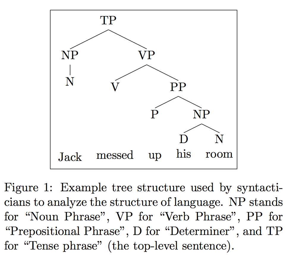 Linguistics and Syntax Andrew Gibiansky